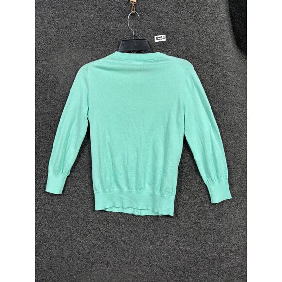 J Crew The Clare Cardigan Sweater Womens Size S Blue Long Sleeve Button Down - Picture 2 of 7
